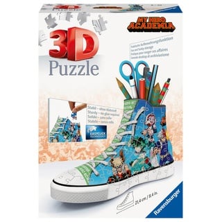 Ravensburger 3D Puzzle 11567 - Sneaker My Hero Academia - Praktischer Stiftehalter - Schreibtisch-Organizer für große und kleine Fans von Khei Hor...