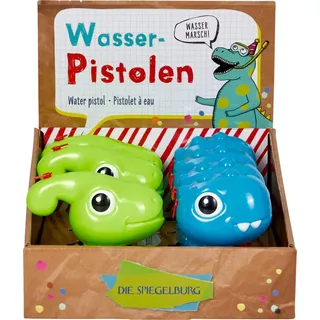 Die Spiegelburg Wasserpistolen Dinos - Bunte Geschenke, sort.