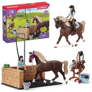 Sarcia.eu Spielfigur Schleich Horse Club - Pferdewaschstation Emily, Luna, Figuren, ab 5+