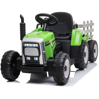 Kinder Elektroauto Traktor Anhänger Kinderauto Kinderfahrzeug Elektro 12V Usb Mp3