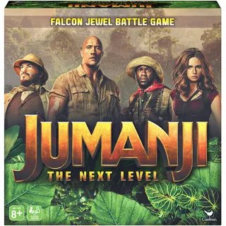 Cardinal Games Jumanji 3 The Next Level Falcon Jewel Battle Brettspiel für Kinder, Familien und Erwachsene