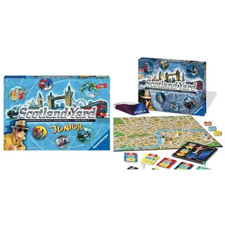 Ravensburger 22289 - Scotland Yard Junior, Brettspiel für 2-4 Spieler & Gesellschaftsspiel 26601 - Scotland Yard