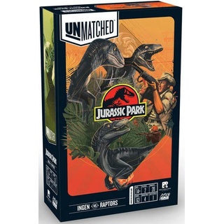 iello Spiel, Familienspiel Unmatched Jurassic Park 1: InGen vs. The Raptors (englisch) bunt