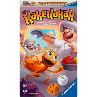 Ravensburger Spiel Kakerlakak, Kinderspiel, Made in Europe, FSC® - schützt Wald - weltweit bunt