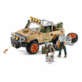 Schleich® Spielfigur Wild Life Geländewagen m Seilwinde