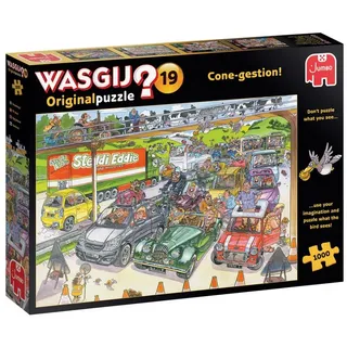 Jumbo Spiele Puzzle Jumbo Spiele 1119801819 Wasgij Original 19 Cone-gestion! 1000 Teile, 1000 Puzzleteile, Made in Europe bunt