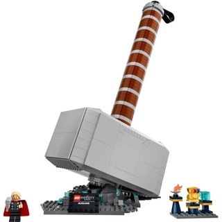 LEGO 76209 Marvel Thors Hammer?-Baumodell Avengers Infinity Saga Minifigur Thor und der Infinity Gauntlet