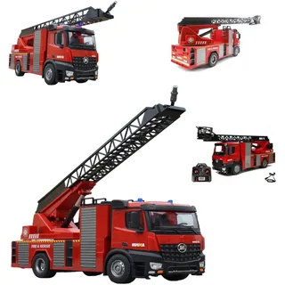 COIL RC-Auto, RC-Feuerwehr, RC Ferngesteuertes, Feuerwehrauto, Model: 1561, 1:14, Frequenz: 2,4 GHz, LED, Sound, Steuerkanäle: 22 Kanäle, Rot