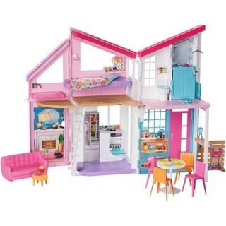 Barbie Puppenhaus Malibu Haus rosa