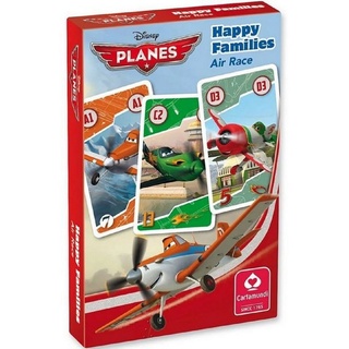 ASS Altenburger Spiel Disney Planes Quartett - Happy Family Air race Kartenspiel, Familienspiel / Party Spiel / Kinderspiel