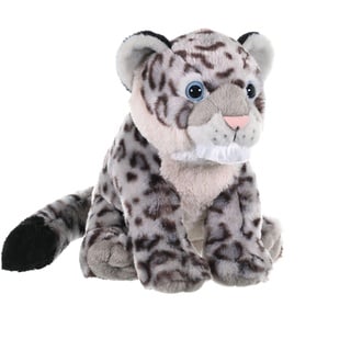 Wild Republic 19369 Leopardo de Las Nieves Peluches Tiere Cuddlekins, Schneeleopardenjunges, 30 cm