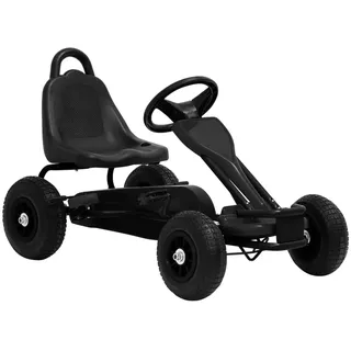 Pedal Go-Kart mit Luftreifen Schwarz