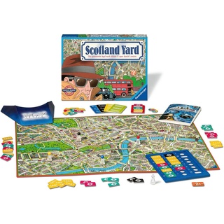 Ravensburger Spiel, Gesellschaftsspiel Scotland Yard 40 Jahre Jubiläumsedition, Made in Europe, FSC® - schützt Wald - weltweit bunt