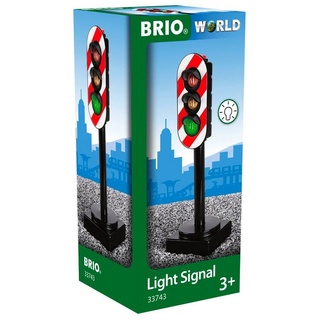 BRIO® Spielzeugeisenbahn-Verkehrszeichen Brio World Eisenbahn Zubehör Lichtsignal Ampel 33743