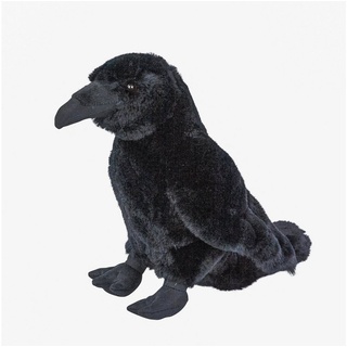 Uni-Toys Kuscheltier Uni-Toys Vogel Rabe 33 cm schwarz