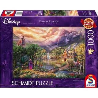 Schmidt Spiele Puzzle Disney, Snow White and the Queen von Thomas Kinkade, 1000 Puzzleteile bunt