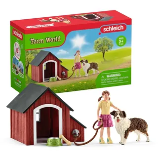 SCHLEICH 42376 Farm World: Hundehütte