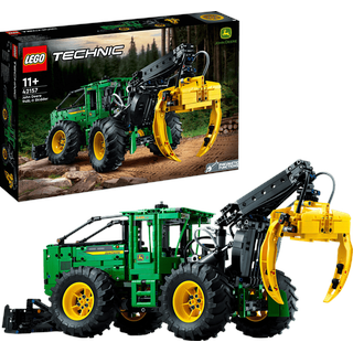 LEGO Technic 42157 John Deere 948L-II Skidder Bausatz, Mehrfarbig