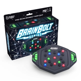 Learning Resources BrainBolt Genius Schnelles Gedächtnisspiel mit Lichtern, Intelligenzspiele für Kinder, tragbares Spiel, Geschenke für Kinder ab 7 8 9 10 11 12 Jahren, Jungen und Mädchen