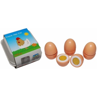 Tanner Kaufladensortiment Holzspielzeug, Eier bunt