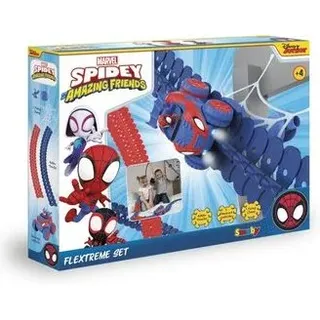 SMOBY 7600180918 Spidey FleXtreme Rennbahn-Set