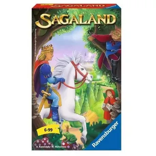 Ravensburger Verlag GmbH Spiel RAV23318 - Sagaland Mitbringspiel, Kinderspiel, für 2-4..., Familienspiel, Memo-Spiel bunt