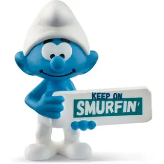 SCHLEICH 20843 DIE SCHLÜMPFETM Schlumpf Smurfin Schild