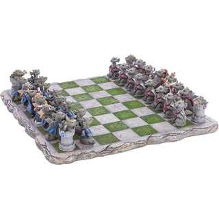 Weltbild - Schachbrett mit Drachenfiguren, 33 Teile