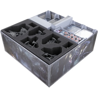 Feldherr Schaumstoff-Set + Organizer kompatibel mit Bloodborne: Das Brettspiel - Grundspielbox