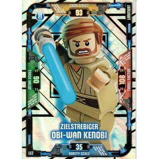 LEGO Star Wars Trading Card Collection Serie 1 Limitierte Karte (LE2 Zielstrebiger Obi-Wan Kenobi)