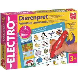 Jumbo 19560 Animal Elektro Wunderstift: Tierspaß Spiel, Weiß