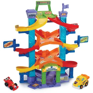 VTech Baby Tut Tut Baby Flitzer - Zickzack-Turm – Interaktives Spielset mit Rennwagen, Musik, spannenden Sätzen und Geräuschen – Für Kinder von 1-5 Jahren