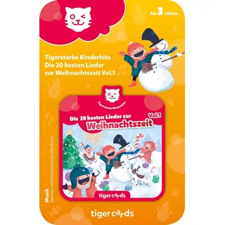 tigermedia tigercard Die 20 schönsten Weihnachtslieder Familie Singen henk Adventskalender Kinder tigerbox Hörbox Hörbuch Hörspiele