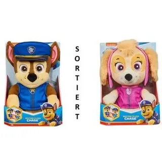 SPIN MASTER 52493 PAW Patrol Bedtime Plush Chase & Skye, sortiert