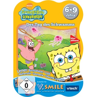 VTech 80-092444 - V.Smile Lernspiel SpongeBob Schwammkopf - Der Tag des Schwamms