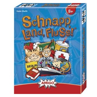 Amigo Kartenspiel 07930, Schnapp, Land, Fluss!, ab 8 Jahre, 2-6 Spieler