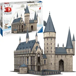 Ravensburger 3D Puzzle 11259 - Harry Potter Hogwarts Schloss - Die Große Halle - 540 Teile - Für alle Harry Potter Fans ab 10 Jahren, Harry Potter Geschenke