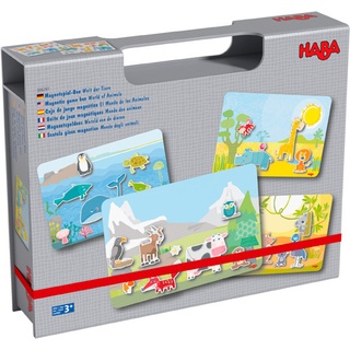 HABA Sales GmbH & Co.KG - Magnetspiel-Box Welt der Tiere (Kinderspiel)