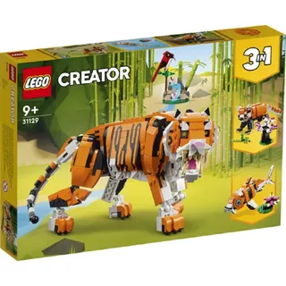 LEGO® Konstruktionsspielsteine LEGO® Creator 31129 Majestätischer Tiger, (Packung)