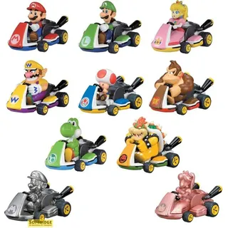 Tomy Mario Kart Rückzug-Autos Mystery Pack Display (12)