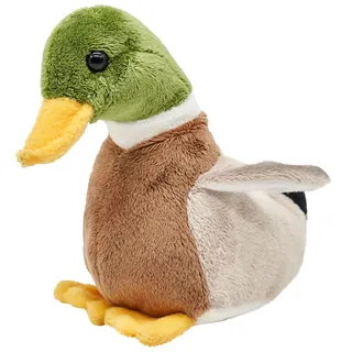 Uni-Toys - Ente (ohne Stimme) - 16 cm (Länge) - Plüsch-Vogel - Plüschtier, Kuscheltier