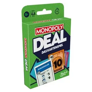 Hasbro Kartenspiel G0351, Monopoly Deal, ab 8 Jahre, 2-5 Spieler