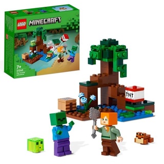 LEGO Minecraft 21240 Das Sumpfabenteuer, Spielzeug mit Figuren