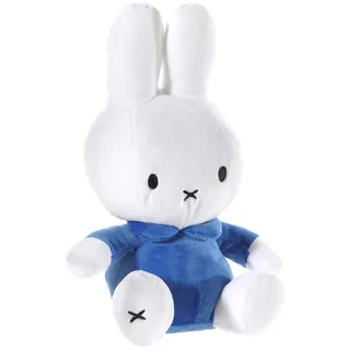 Miffy 577169 Plüschfigur blau M, Mehrfarbig