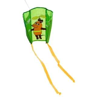 ELLIOT Pocket Kite - Maus "Flieger", grün 76 x 50 cm, Druckmotiv, rtf Kinderdrachen 1010261