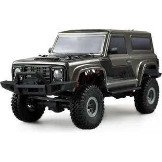 Amewi AMXRock AM18 Elektro Brushed Crawler 4WD 1:18 RTR Geländewagen grau (RTR Ready-to-Run)