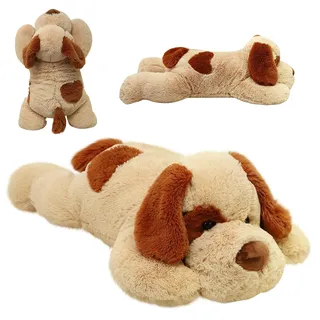 Big Baloo Weighted Stuffed Animal, Anxiety Kuscheltier Hund 2,5kg, XXL Kuscheltier Groß, 70cm Riesen Kuscheltier, Gewichtetes Plüschtier Für Kinder Und Erwachsene