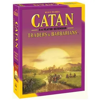 Mayfair Games Catan Händler und Barbaren 5 und 6 Spieler | Brettspiel-Erweiterung | Alter 12+ | 3-6 Spieler | 120 Minuten Spielzeit