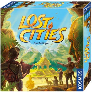 KOSMOS 694128 Lost Cities – Auf Schatzsuche, Die Expedition ins Abenteuer, Das Basis-Spiel, spannendes Brettspiel, Gesellschaftsspiel für 2-4 Sp...
