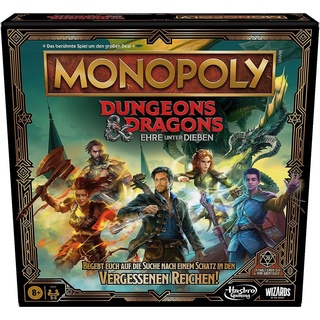 Hasbro - Monopoly Dungeons and Dragons: Ehre unter Dieben Brettspiel Gesellschaftsspiel
